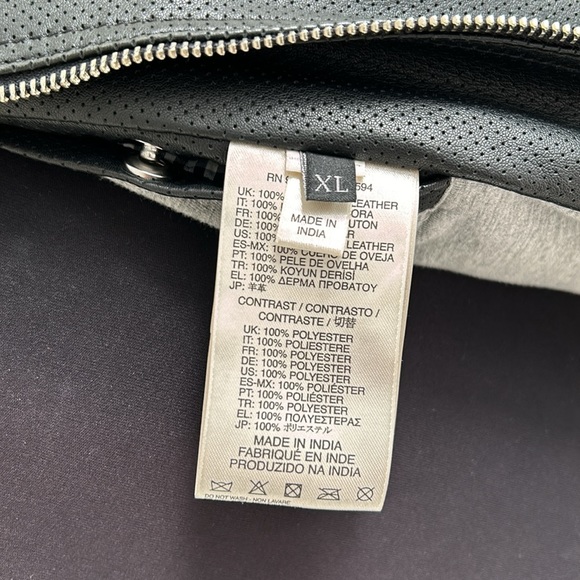 Men diesel leather jacket - Picture 10 of 15